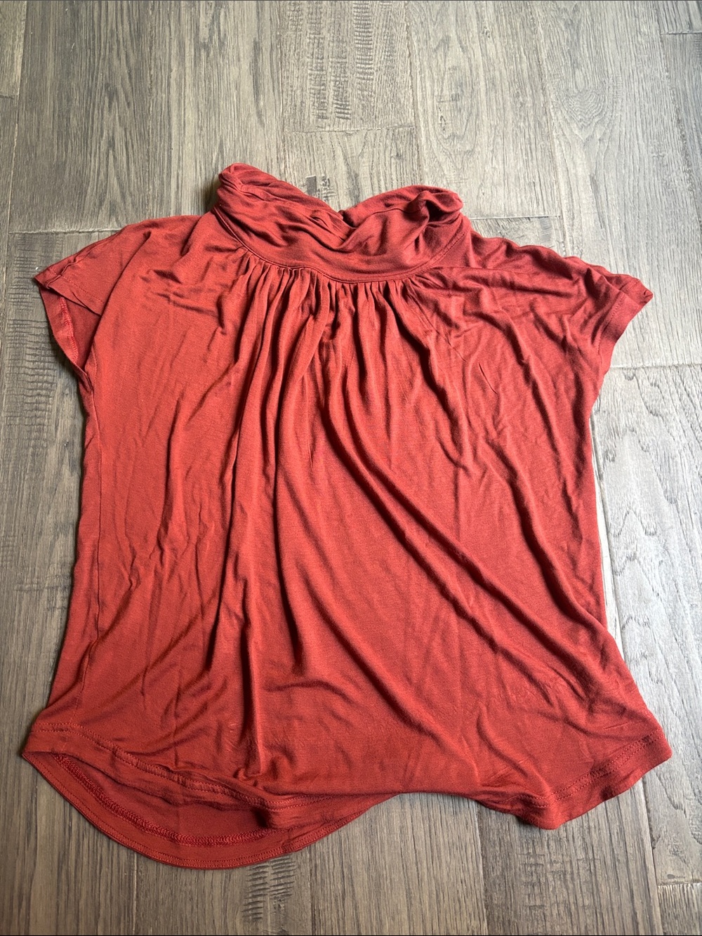 Marc by Marc Jacobs | Rust Red Short-Sleeve Cowl Neck Camisole Size XS